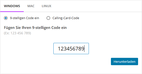 Schritt 1: Code eingeben