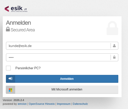 ESIK Ticketsystem SCORE